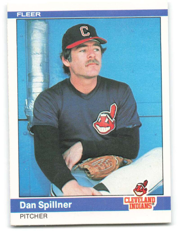 1984 Fleer #550 Dan Spillner VG Cleveland Indians 