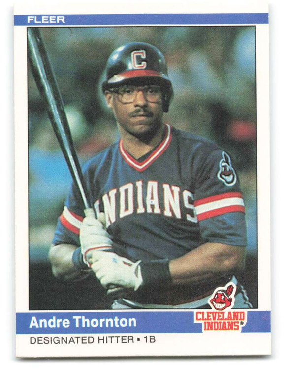 1984 Fleer #554 Andre Thornton VG Cleveland Indians 