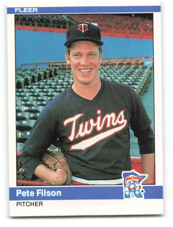 1984 Fleer #564 Pete Filson VG RC Rookie Minnesota Twins 