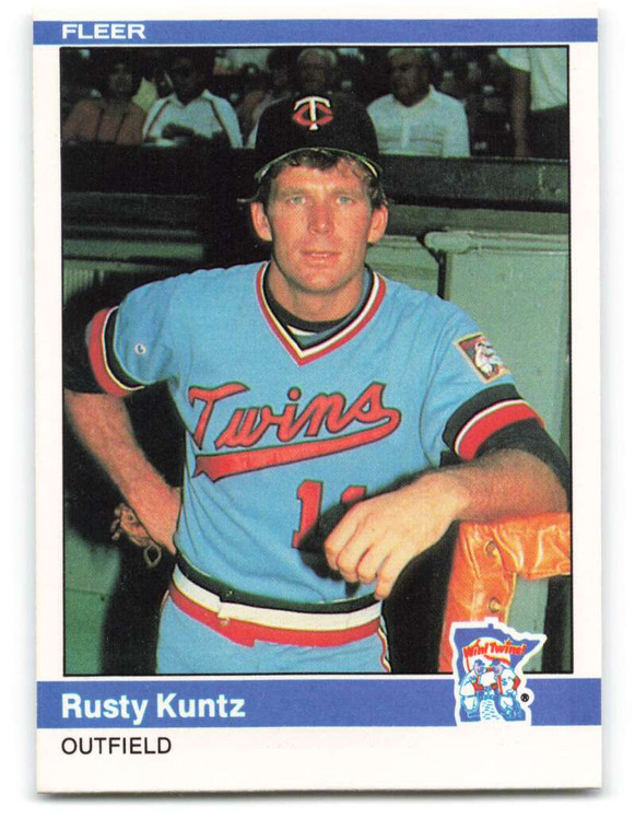 1984 Fleer #568 Rusty Kuntz VG Minnesota Twins 