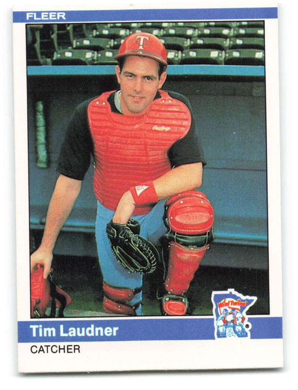 1984 Fleer #569 Tim Laudner VG Minnesota Twins 