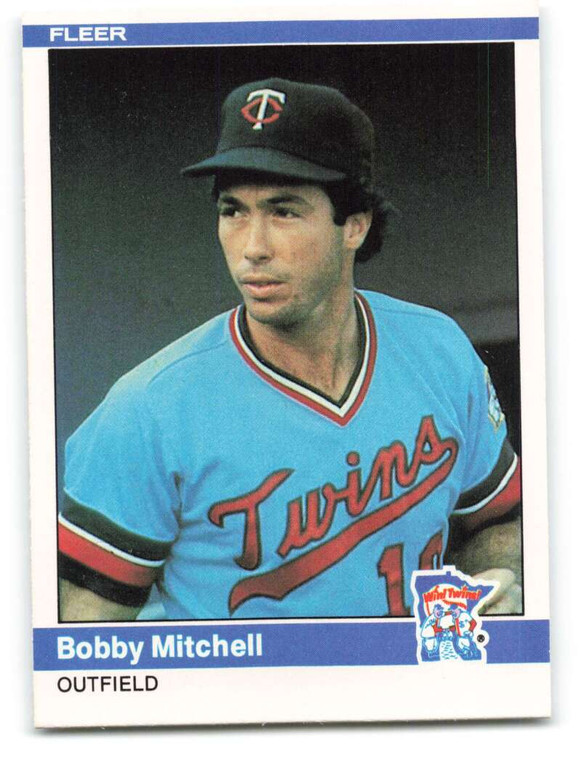 1984 Fleer #571 Bobby Mitchell VG Minnesota Twins 