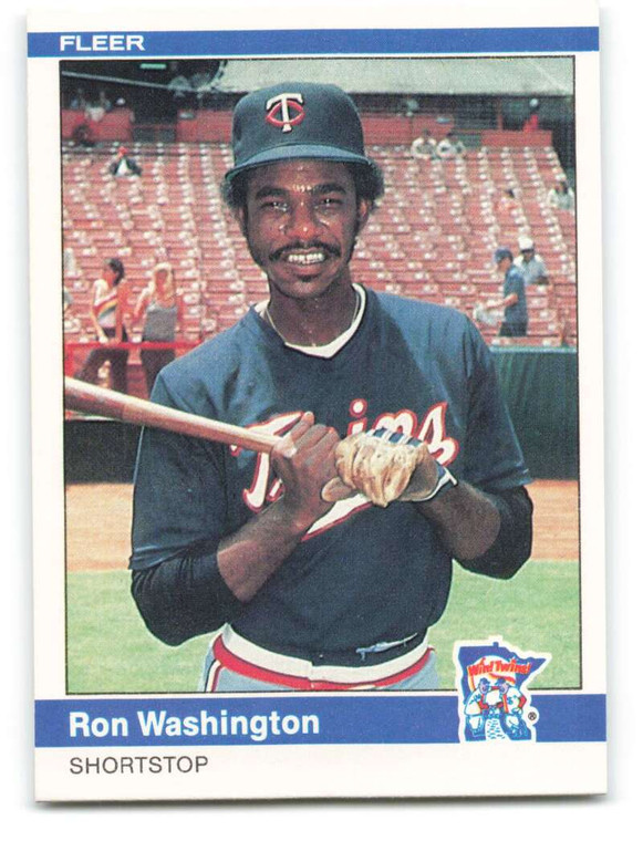 1984 Fleer #577 Ron Washington VG Minnesota Twins 