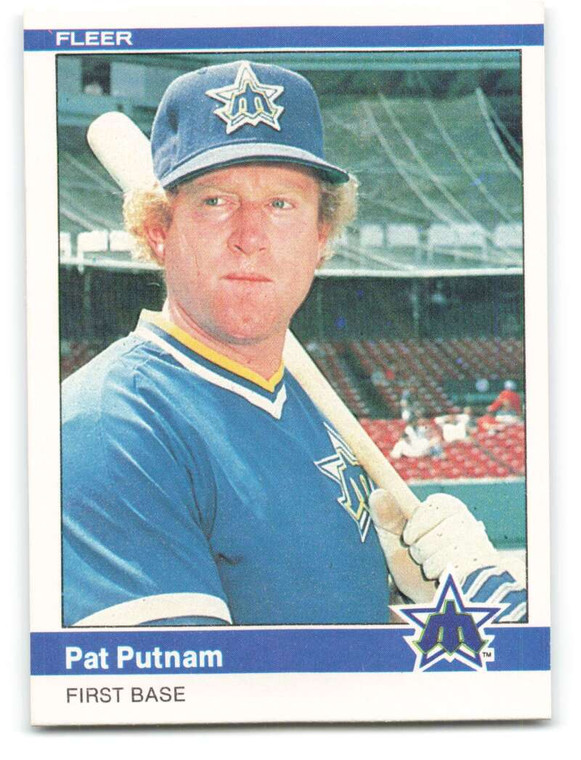 1984 Fleer #617 Pat Putnam VG Seattle Mariners 
