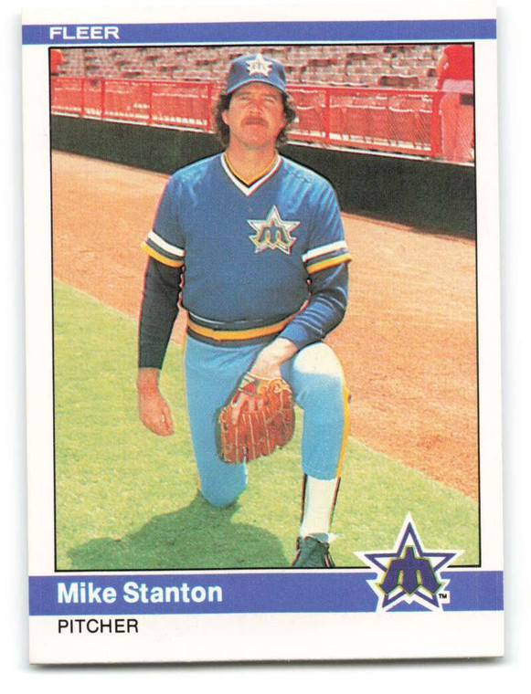 1984 Fleer #619 Mike Stanton VG Seattle Mariners 
