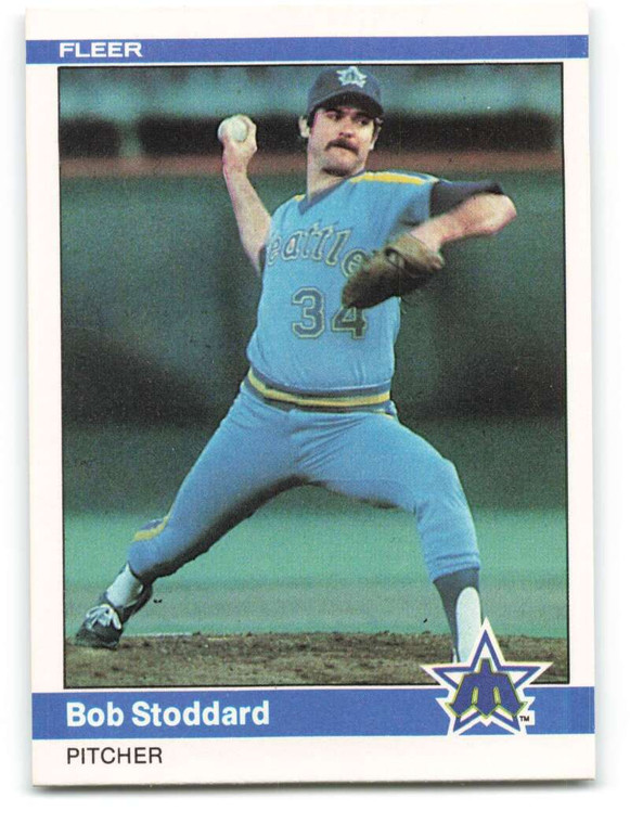 1984 Fleer #620 Bob Stoddard VG Seattle Mariners 