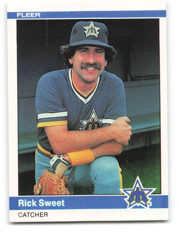 1984 Fleer #621 Rick Sweet VG Seattle Mariners 