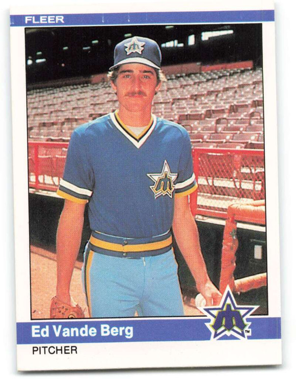 1984 Fleer #623 Ed Vande Berg VG Seattle Mariners 