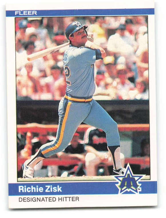 1984 Fleer #625 Richie Zisk VG Seattle Mariners 