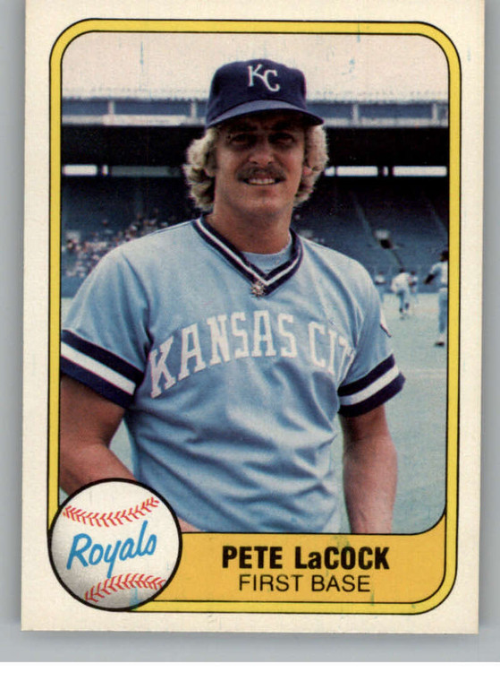 1981 Fleer #47 Pete LaCock VG Kansas City Royals 