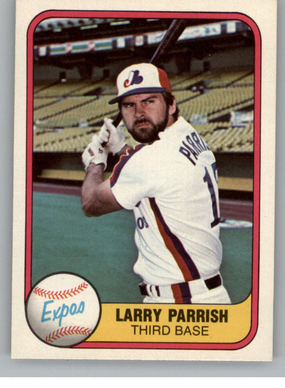 1981 Fleer #146 Larry Parrish VG Montreal Expos 