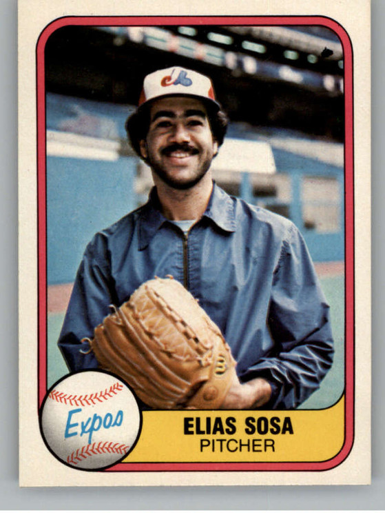 1981 Fleer #151 Elias Sosa VG Montreal Expos 