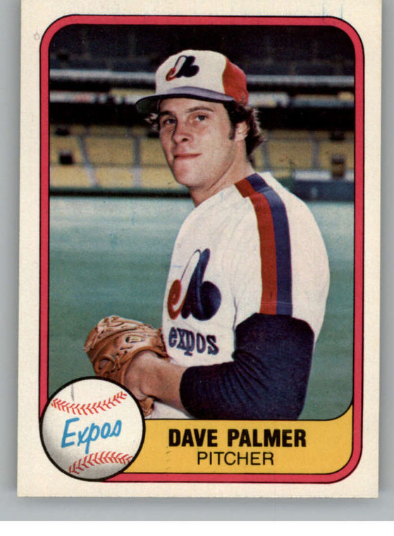 1981 Fleer #160 David Palmer VG Montreal Expos 