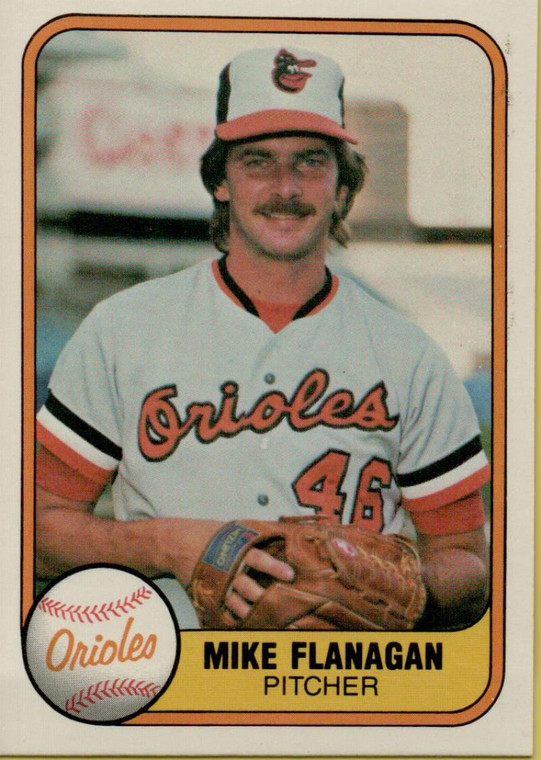 1981 Fleer #171 Mike Flanagan VG Baltimore Orioles 