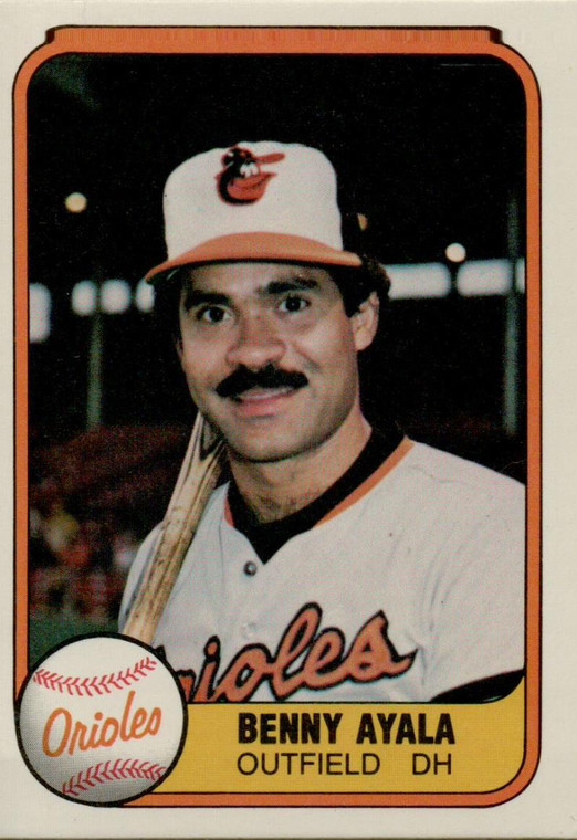 1981 Fleer #185 Benny Ayala VG Baltimore Orioles 