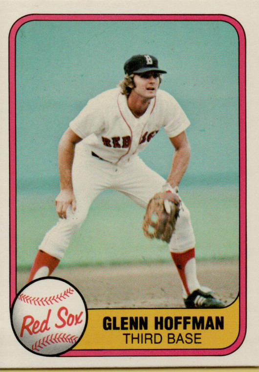 1981 Fleer #237 Glenn Hoffman VG RC Rookie Boston Red Sox 