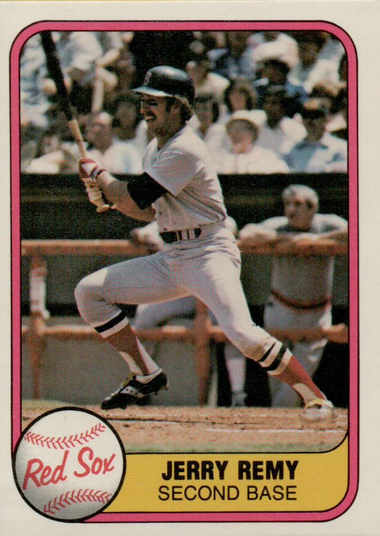 1981 Fleer #238 Jerry Remy VG Boston Red Sox 