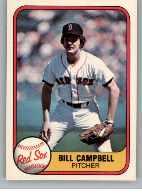 1981 Fleer #240 Bill Campbell VG Boston Red Sox 
