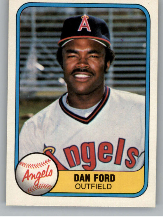 1981 Fleer #273 Dan Ford VG California Angels 