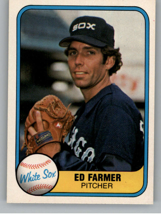 1981 Fleer #339 Ed Farmer VG Chicago White Sox 