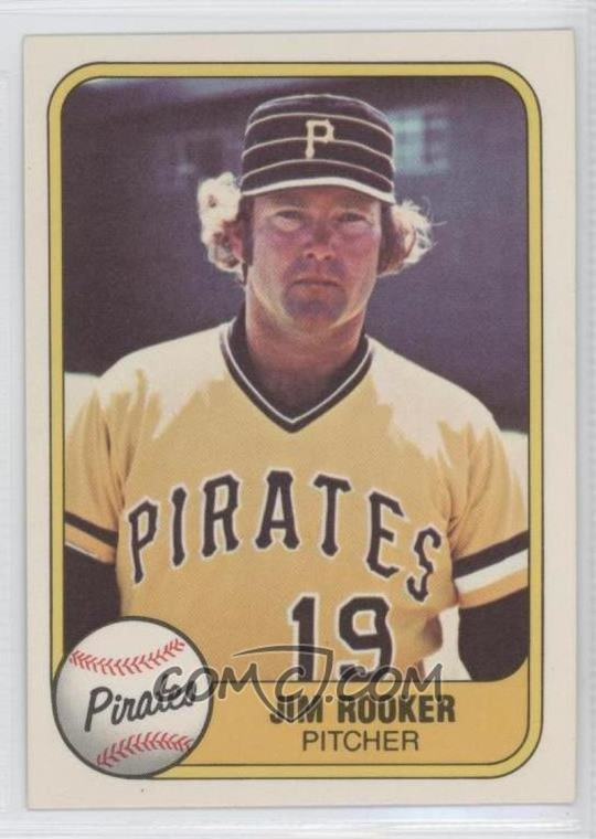 1981 Fleer #368 Jim Rooker VG Pittsburgh Pirates 