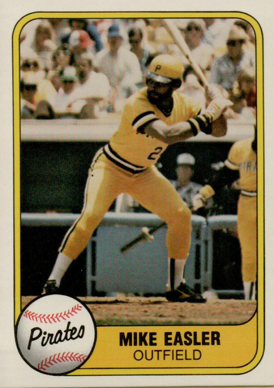 1981 Fleer #372 Mike Easler VG Pittsburgh Pirates 