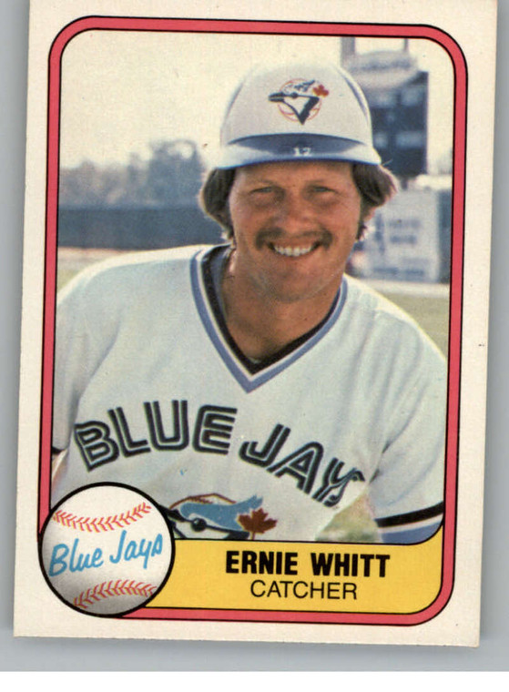 1981 Fleer #411 Ernie Whitt VG Toronto Blue Jays 