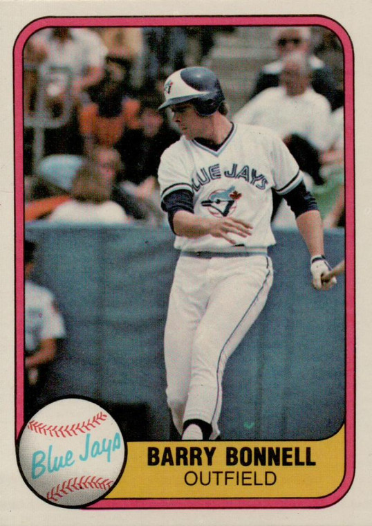 1981 Fleer #413 Barry Bonnell VG Toronto Blue Jays 