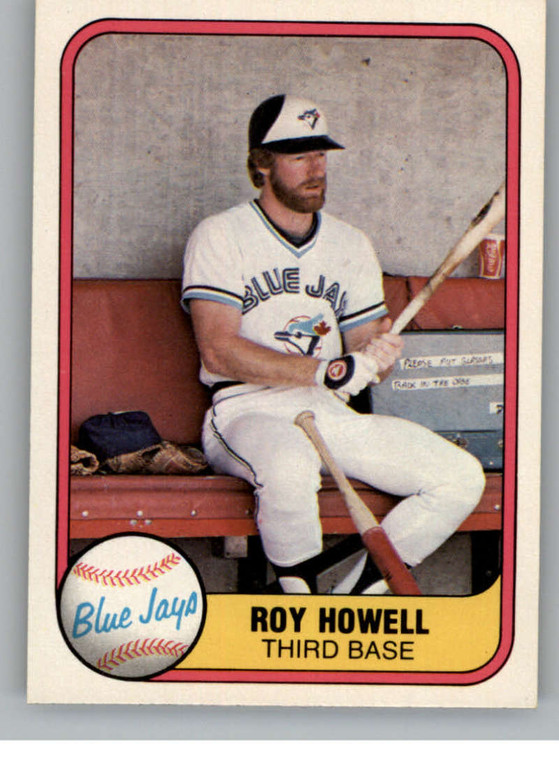 1981 Fleer #417 Roy Howell VG Toronto Blue Jays 