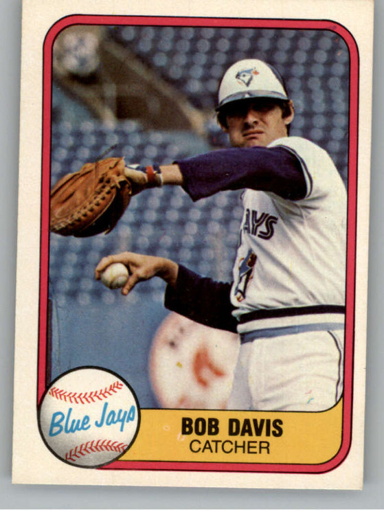 1981 Fleer #428 Bob Davis VG Toronto Blue Jays 