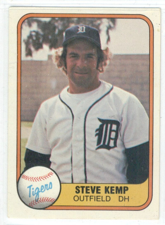 1981 Fleer #459 Steve Kemp VG Detroit Tigers 