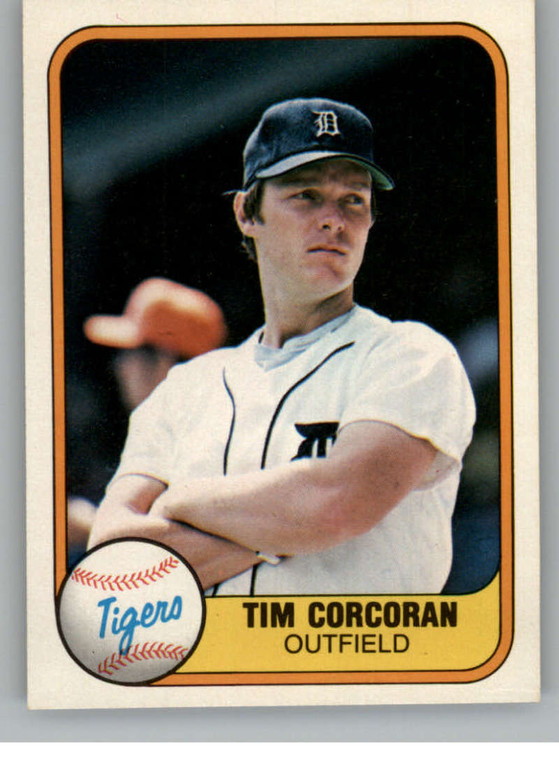 1981 Fleer #479 Tim Corcoran VG Detroit Tigers 