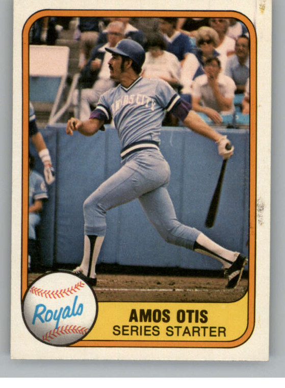 1981 Fleer #483 Amos Otis VG Kansas City Royals 