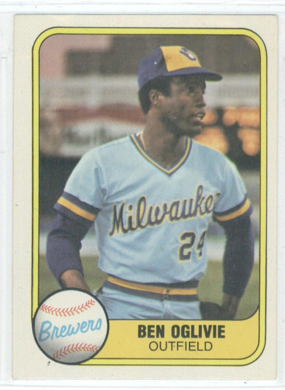 1981 Fleer #508 Ben Oglivie VG Milwaukee Brewers 
