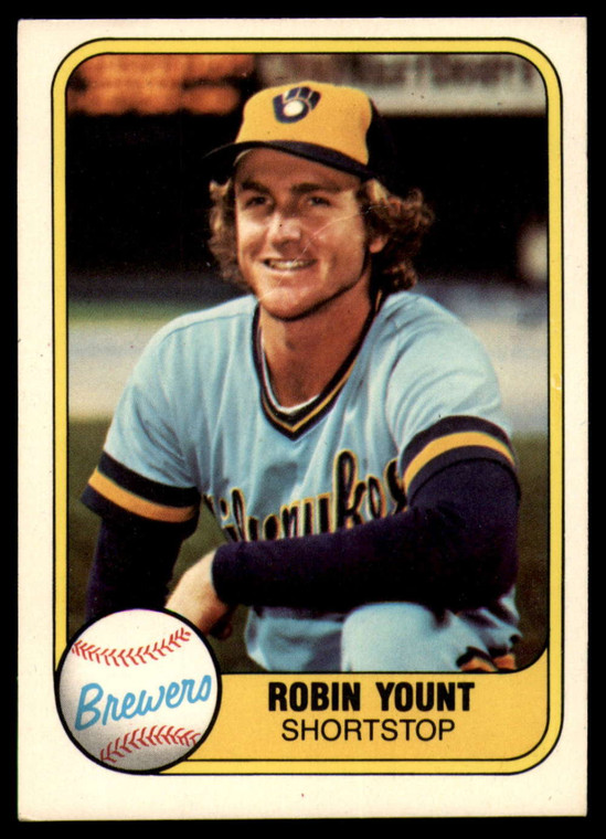 1981 Fleer #511 Robin Yount VG Milwaukee Brewers 