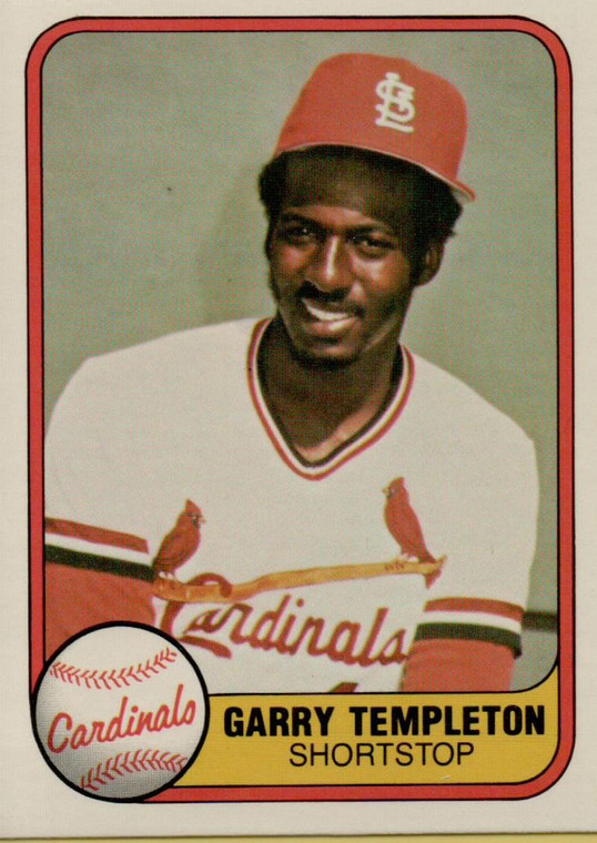 1981 Fleer #529 Garry Templeton VG St. Louis Cardinals 