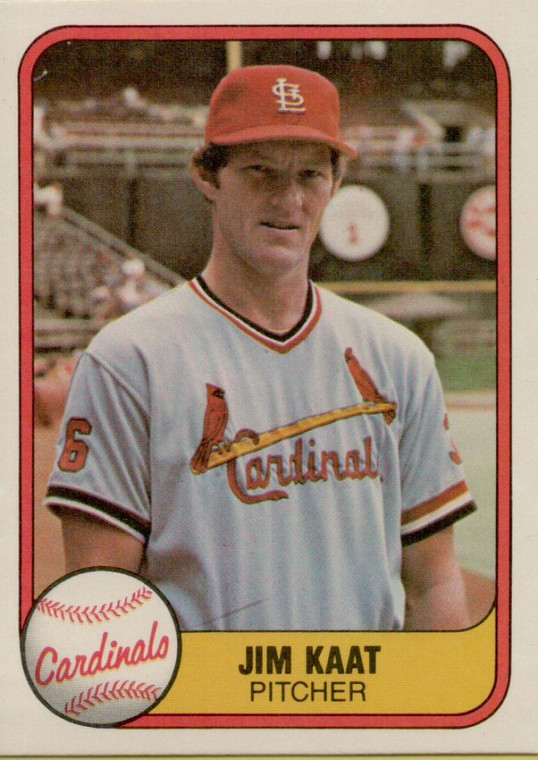 1981 Fleer #536 Jim Kaat VG St. Louis Cardinals 
