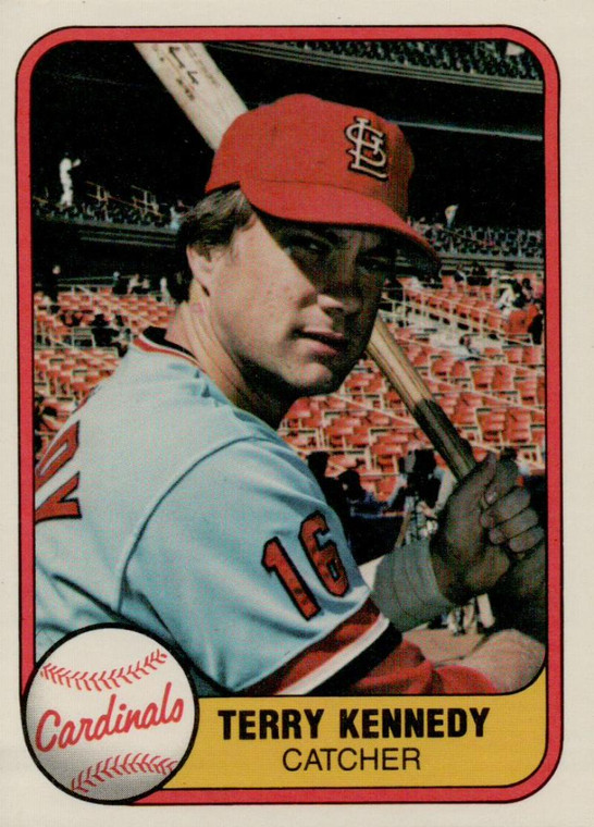 1981 Fleer #541 Terry Kennedy VG St. Louis Cardinals 