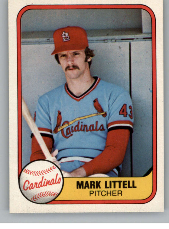 1981 Fleer #544 Mark Littell VG St. Louis Cardinals 