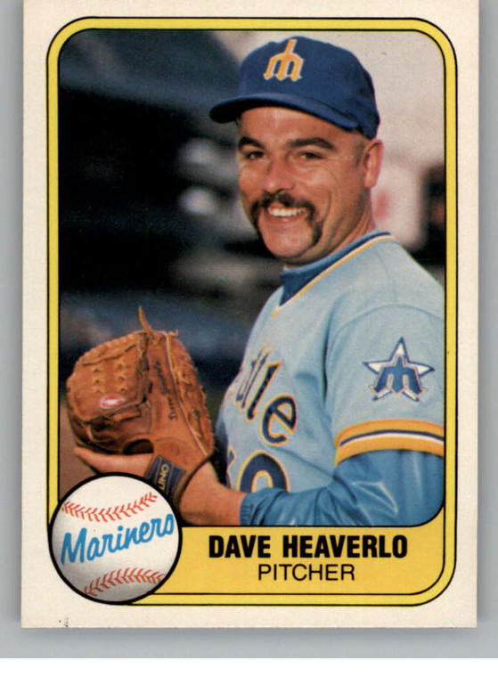 1981 Fleer #594 Dave Heaverlo VG Seattle Mariners 