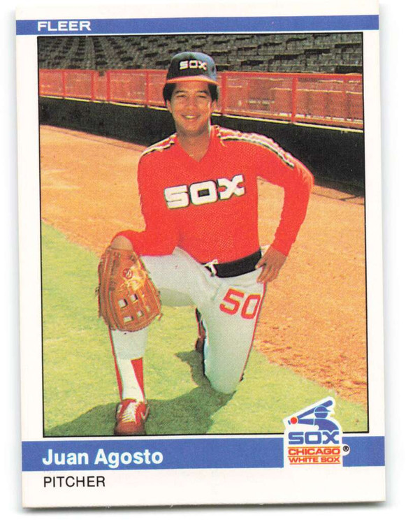 1984 Fleer #50 Juan Agosto VG Chicago White Sox 