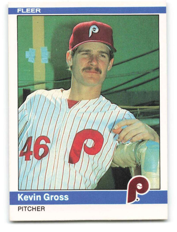 1984 Fleer #32 Kevin Gross VG RC Rookie Philadelphia Phillies 