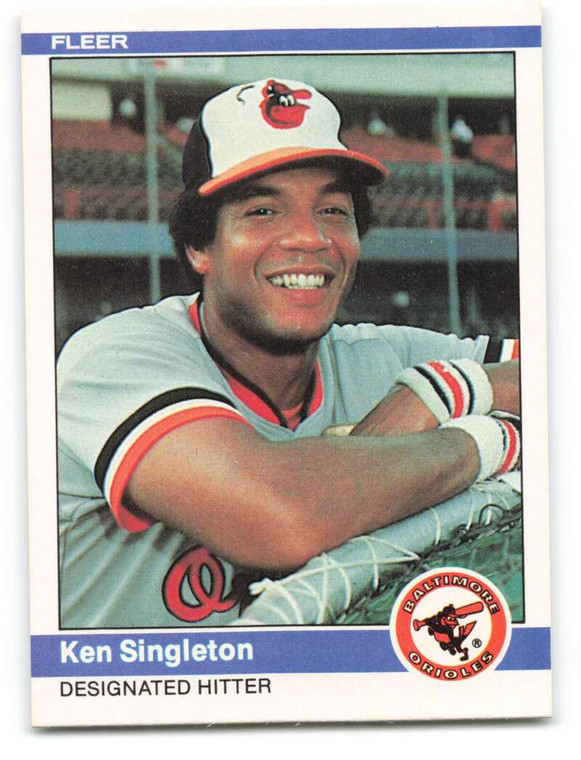 1984 Fleer #21 Ken Singleton VG Baltimore Orioles 