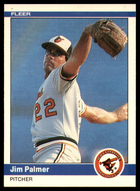 1984 Fleer #16 Jim Palmer VG Baltimore Orioles 