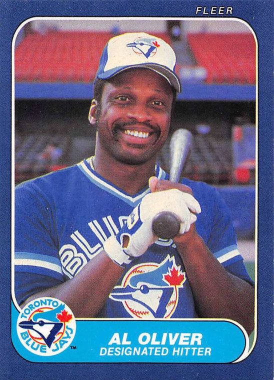 1986 Fleer #69 Al Oliver VG Toronto Blue Jays 