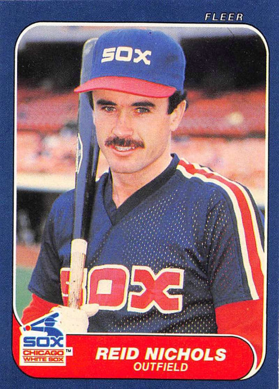 1986 Fleer #214 Reid Nichols VG Chicago White Sox 