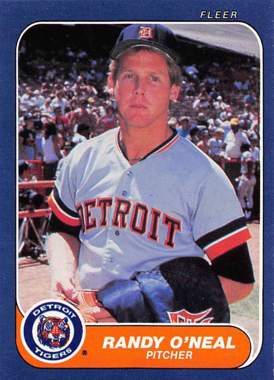 1986 Fleer #233 Randy O'Neal VG Detroit Tigers 
