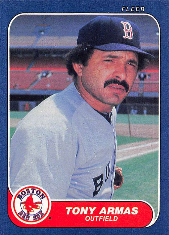 1986 Fleer #339 Tony Armas VG Boston Red Sox 