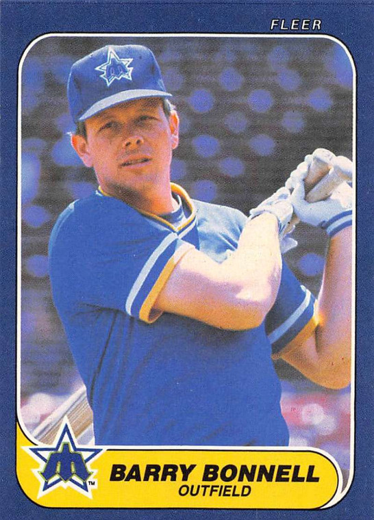 1986 Fleer #460 Barry Bonnell VG Seattle Mariners 