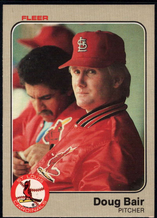 1983 Fleer #2 Doug Bair VG St. Louis Cardinals 